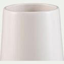 Grand vase en céramique - blanc ventoux H25cm-BISEL