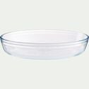 Plat ovale en verre borosilicate 30x21cm-AZET