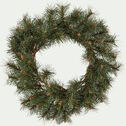 Couronne de Noël en pin artificiel - vert D45cm-HENDON