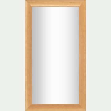 Miroir rectangulaire en bois d'ayous - naturel 70x150cm-VACCARES