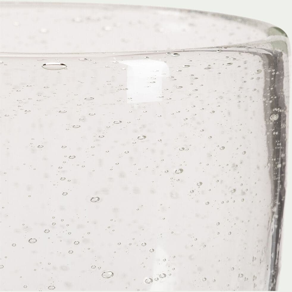 Gobelet en verre bullé 35cl - transparent-BULLA
