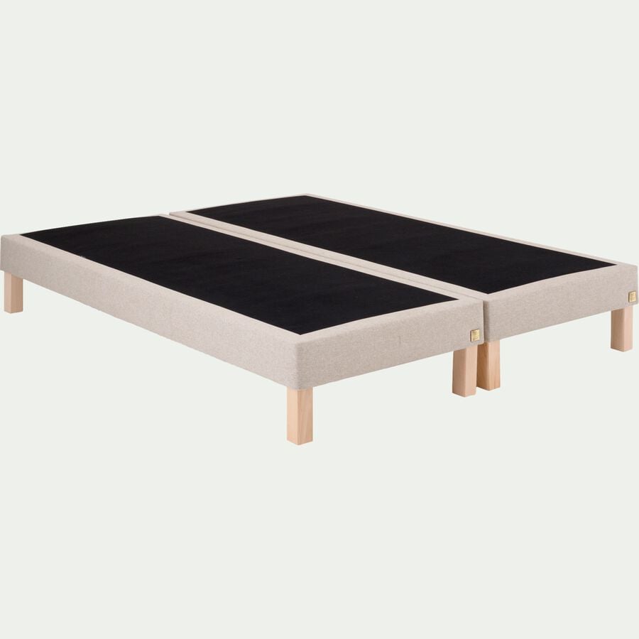 Sommier tapissier confort souple 160x200cm - beige-ILOT