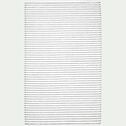 Tapis de bain en coton - blanc ventoux 50x80cm-RHODES