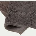 Tapis de bain en coton 50x80cm - gris restanque-LOUCETA