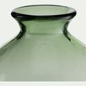 Vase boule en verre h25cm - vert-BIANDEL