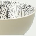 Coupelle en porcelaine motifs laurier D11,5cm - beige roucas-AIX