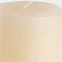 Bougie cylindrique - blanc H20cm-FIGUEIRA