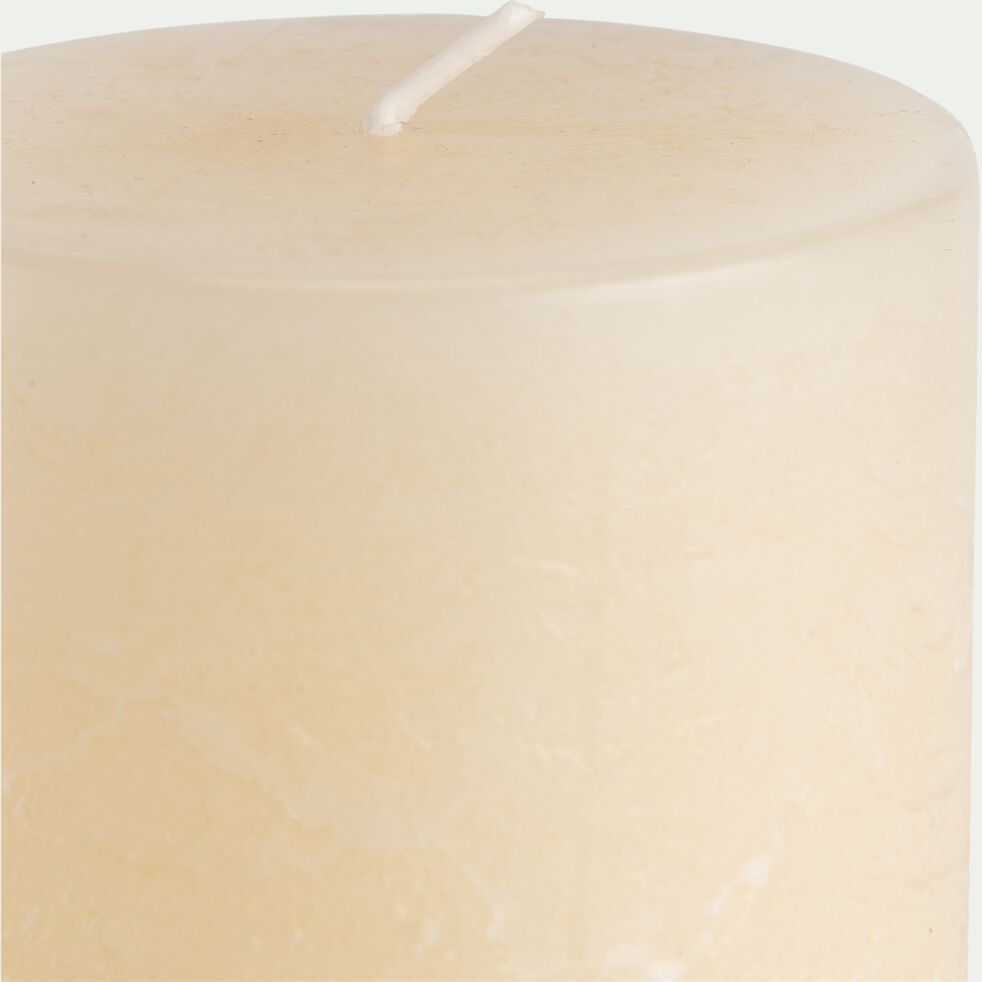 Bougie cylindrique - blanc H20cm-FIGUEIRA