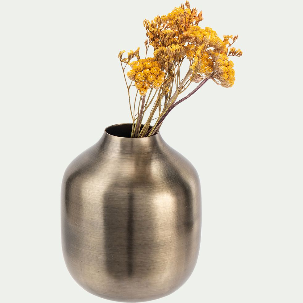 Vase classique en fer H13cm - doré-AZEFFOUN