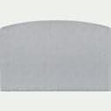 Tête de lit galbée en tissu - gris clair L170cm-CORTIOU