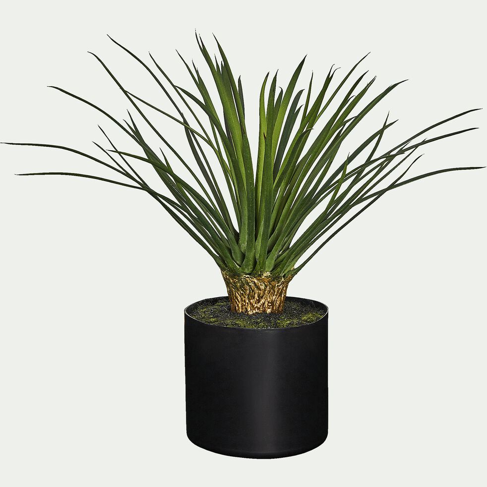 Plante artificielle palmier en pot vert H38cm EPINE Plante artificielle palmier en pot vert H38cm EPINE