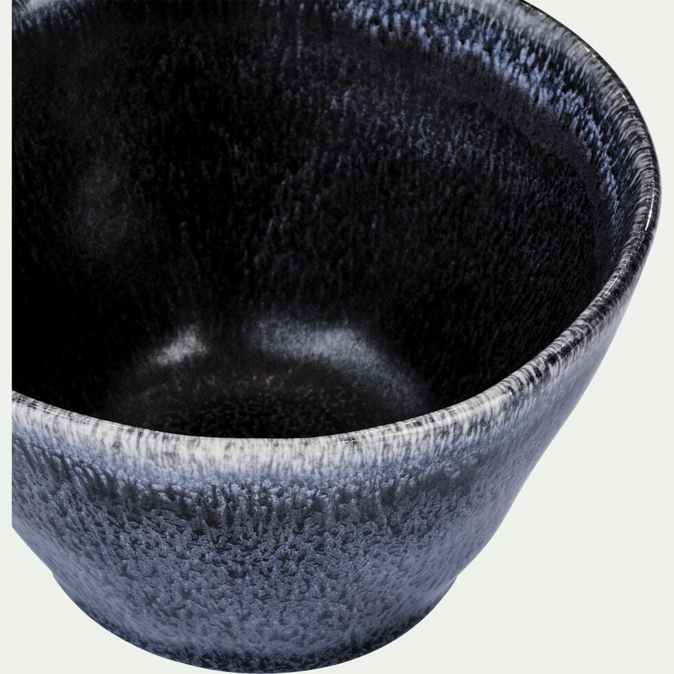 Coupelle creuse en grès D11cm - noir-HYBRA