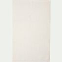 Tapis de bain en coton bio - blanc ventoux 50x80cm-COLINE
