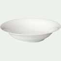 Assiette creuse en porcelaine de qualité hôtelière D23cm - blanc-ETO