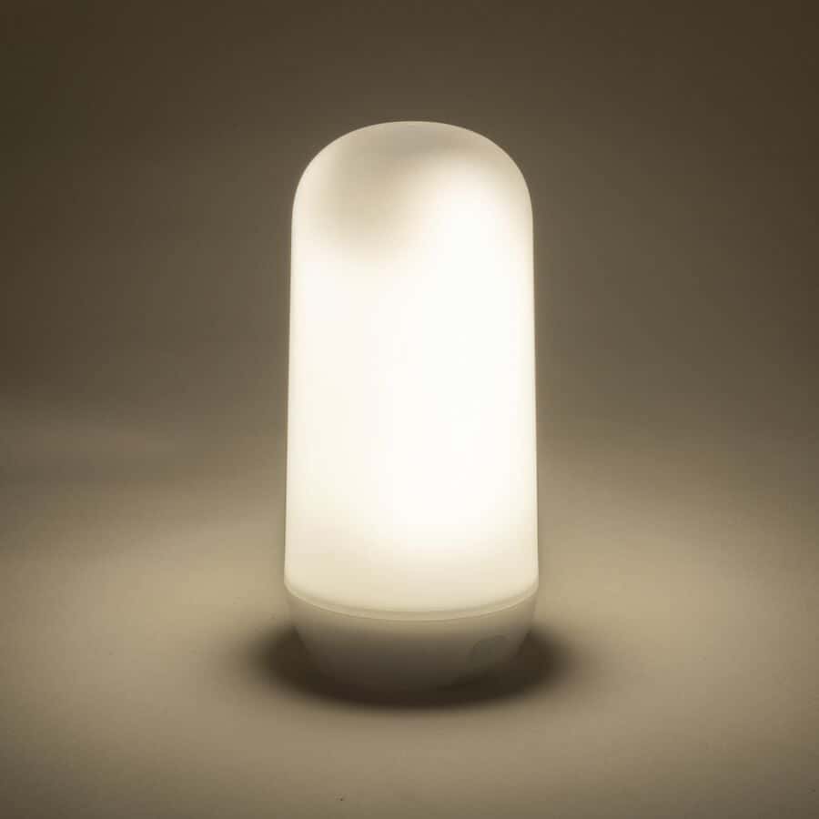 Lampe à poser sans fil H19cm - blanc-CANDY