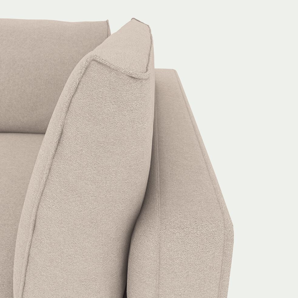 Canapé d'angle 5 places en tissu joint - beige alpilles-AUDES
