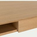 Bureau avec tiroir en bois L140cm - bois clair-AGOSTA