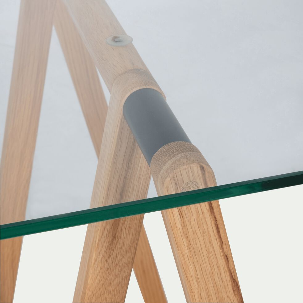 2 Treteaux En Chene Massif Et Acier Arcan Bureau Alinea 2 Treteaux En Chene Massif Et Acier Arcan Bureau Alinea