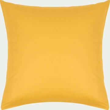 Taie d'oreiller enfant en coton 65x65cm - jaune-CALANQUES