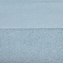 Drap de bain en coton peigné - bleu calaluna 100x150cm-AZUR