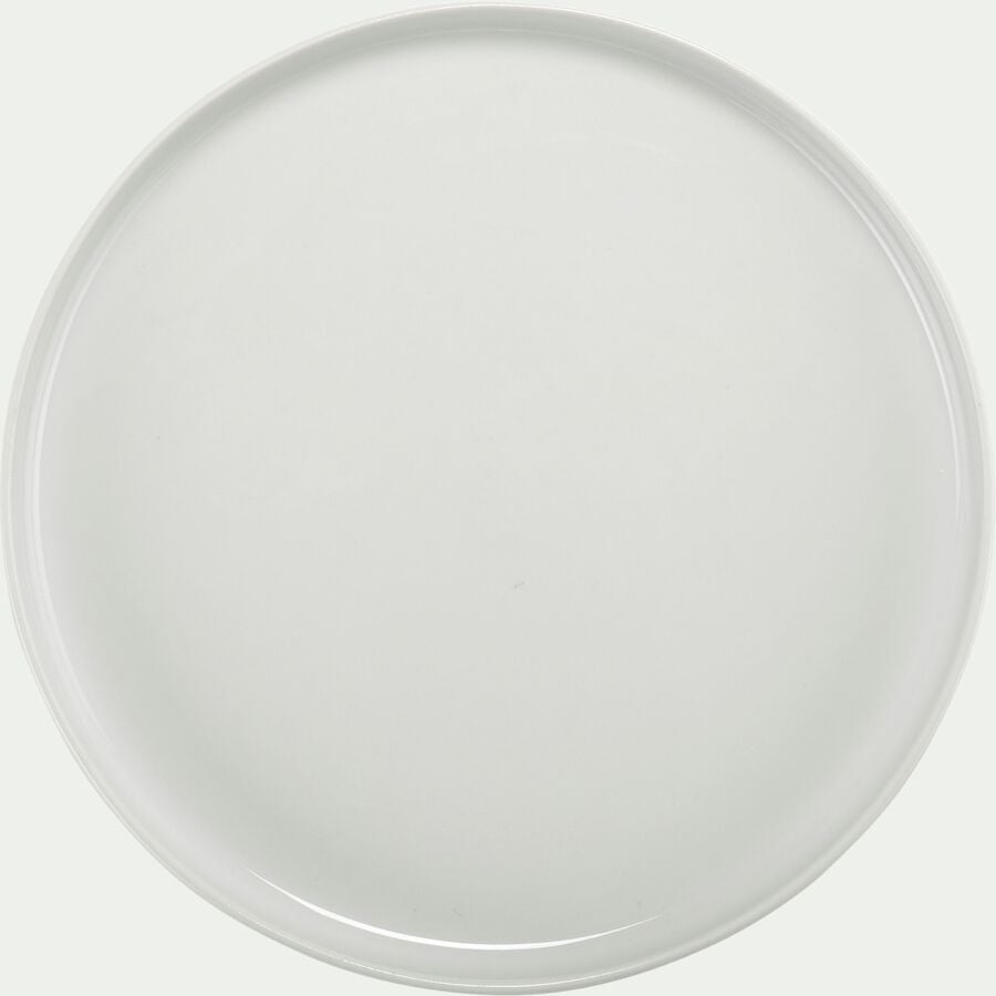 Assiette à dessert en porcelaine D20cm - blanc-TOULOUSE