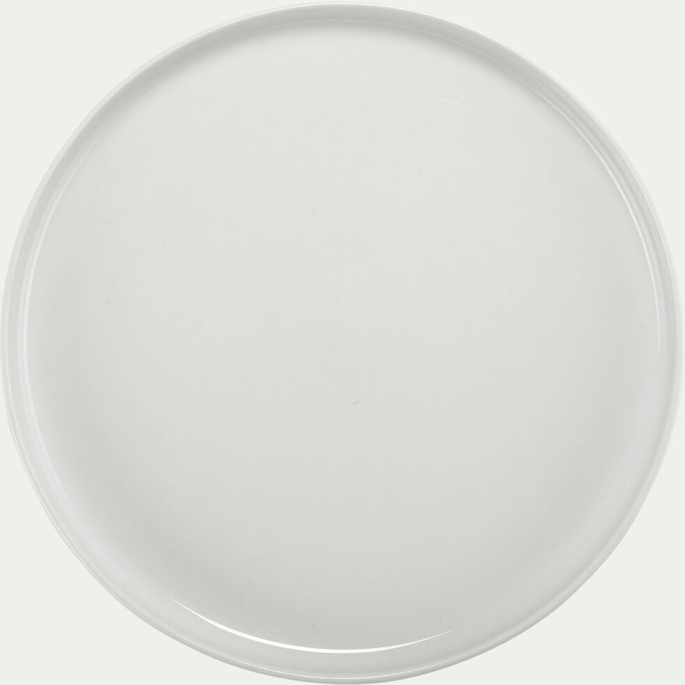 Assiette à dessert en porcelaine D20cm - blanc-TOULOUSE