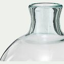 Vase boule en verre recyclé H24cm - transparent-VALOUR