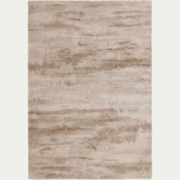 Tapis shaggy à motifs 120x170cm - beige-MAUD