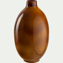 Vase en faïence H35cm - marron-LANGUIEU