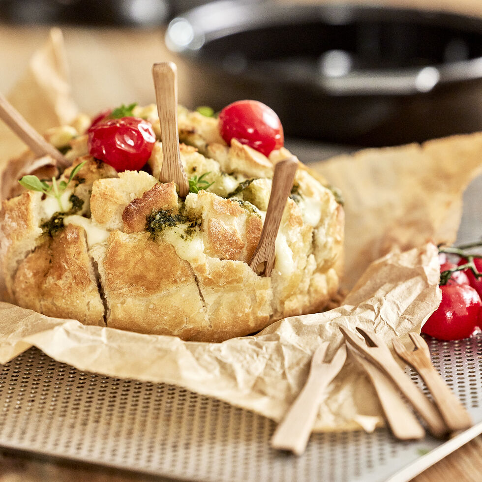 ATELIER Pain à partager tomate mozzarella ateliers cuisine et culinaire alinea