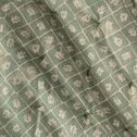 Couvre lit finition croquet en coton 220x240cm - vert-PIASTRE