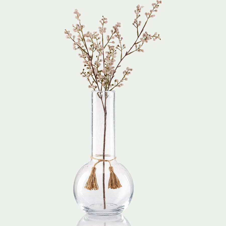 Vase ballon bécher en verre - transparent H32,5cm-ARIA