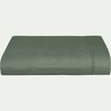 Drap plat en coton 180x300cm - vert cèdre-CALANQUES
