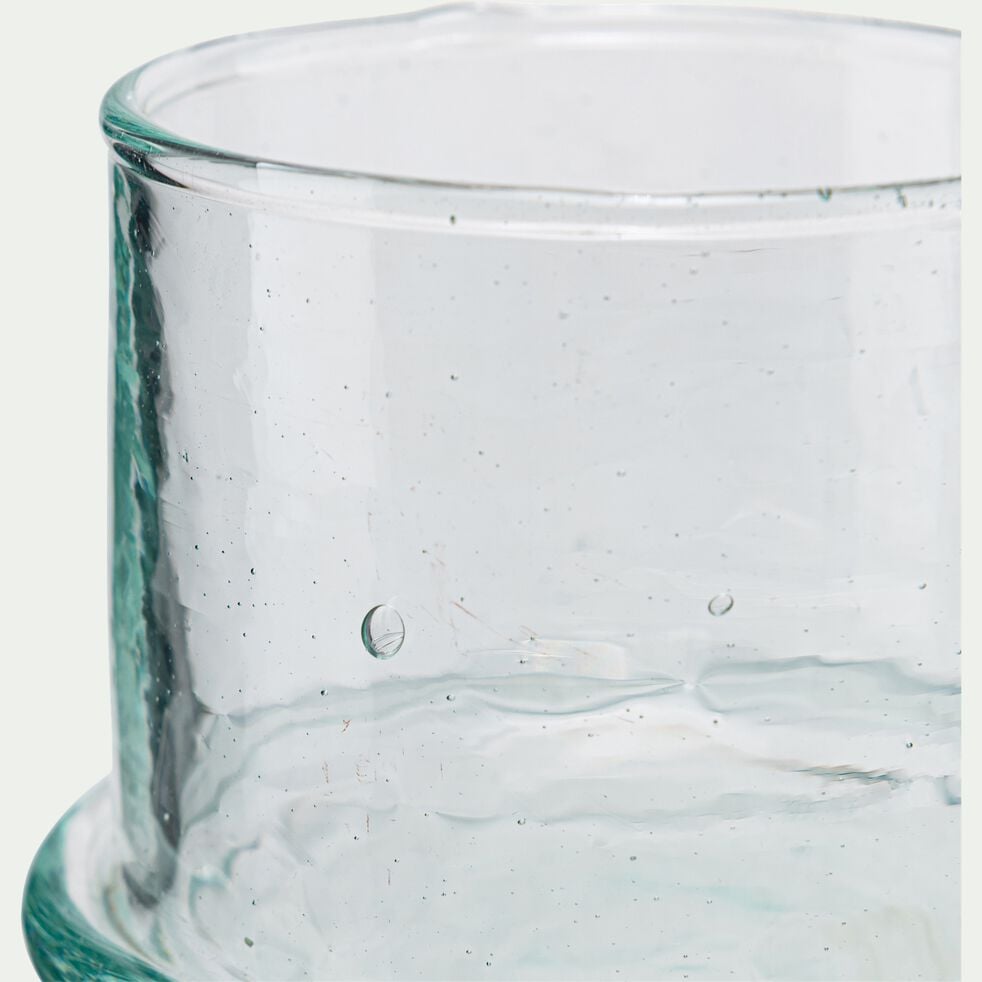 Sucrier avec couvercle en verre recyclé - transparent-BELDI