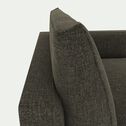 Canapé droit 5 places en tissu tramé - gris calabrun-AUDES