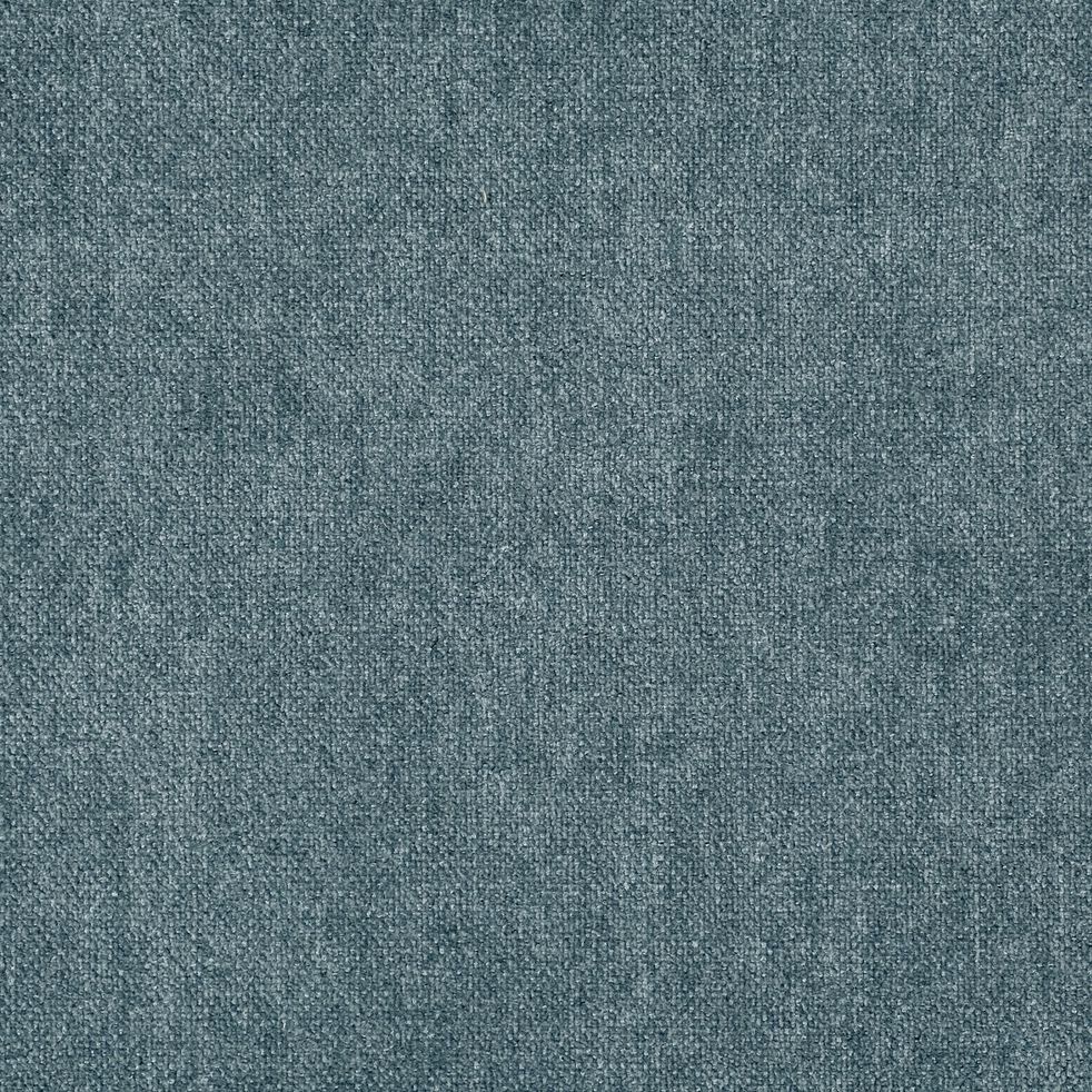 Canapé d'angle gauche fixe en tissu - bleu niolon-ALBA