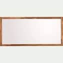 Miroir rectangulaire de salle de bain en acacia - L130cm-MORGIOU