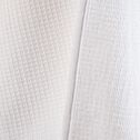 Lot de 2 serviettes pour cheveux en coton nid d'abeille - blanc 25x65cm-RICIN