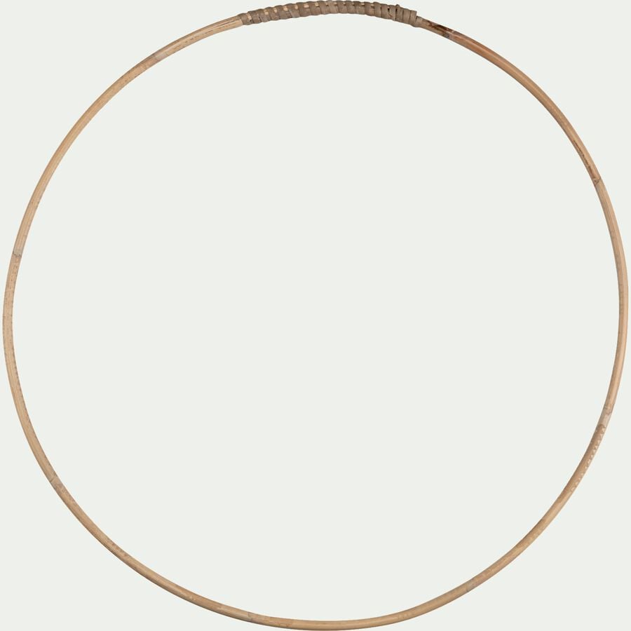 Cercle à décorer en rotin D60cm - naturel-ARTEMIO
