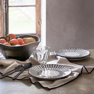 Assiette à dessert en porcelaine D19cm blanc LINIA alinea