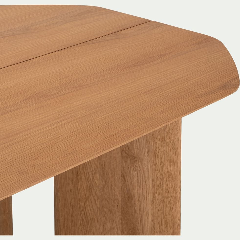 Table de repas ovale fixe en bois - bois clair (8 places)-BEAUMES