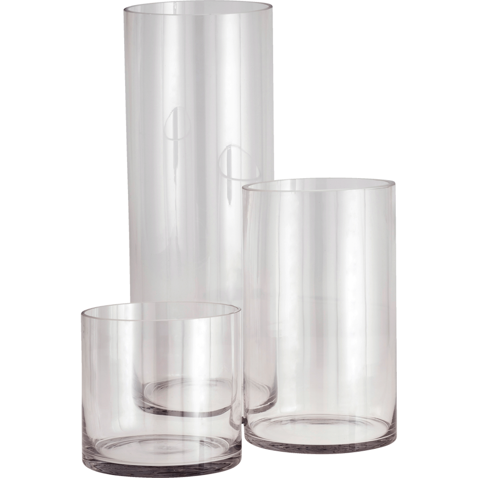 Vase en verre transparent H30cm SABBIA déco alinea
