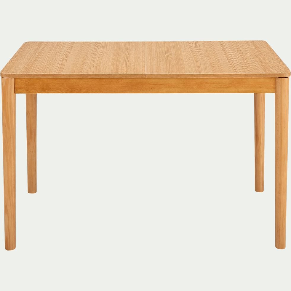 Table de repas extensible en bois - bois clair (4 à 6 places)-PEDRO