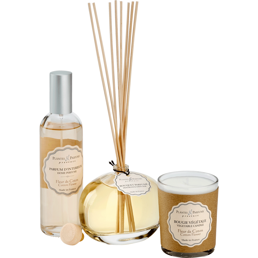 Coffret senteur fleur de coton FLEUR COTON parfums d