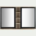Miroir rectangulaire de salle de bain en acacia massif - L120cm-PITAYA