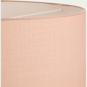 Abat-jour cylindrique en coton D60cm - rose rosa-MISTRAL