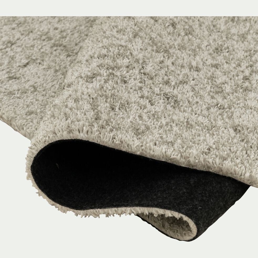 Tapis en tissu 100% recyclé - gris borie 120x170cm-CELAN