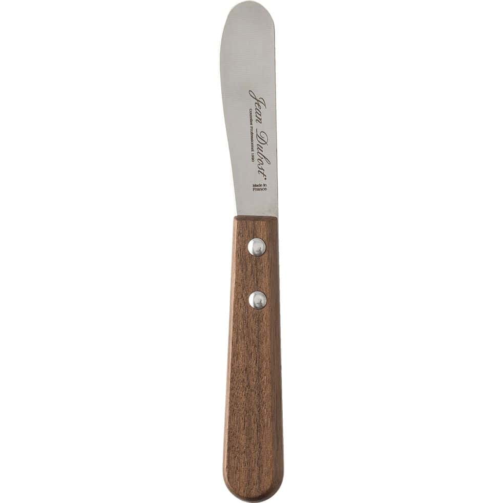 Couteau tartineur plastique imitation bois et inox