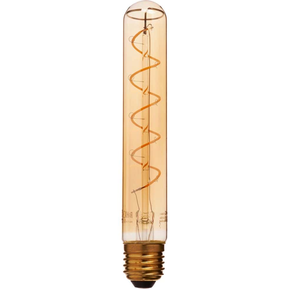 Ampoule LED décorative ambre H20cm culot E27 - TUBE - ali