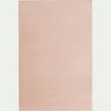 Tapis imitation fourrure - rose argile 150x200cm-ROBIN